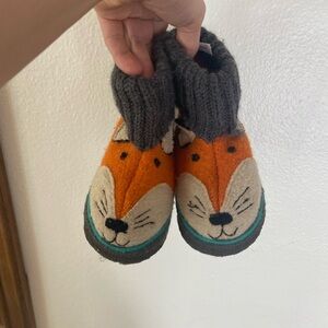 Garnet Hill wool slippers kids size 8